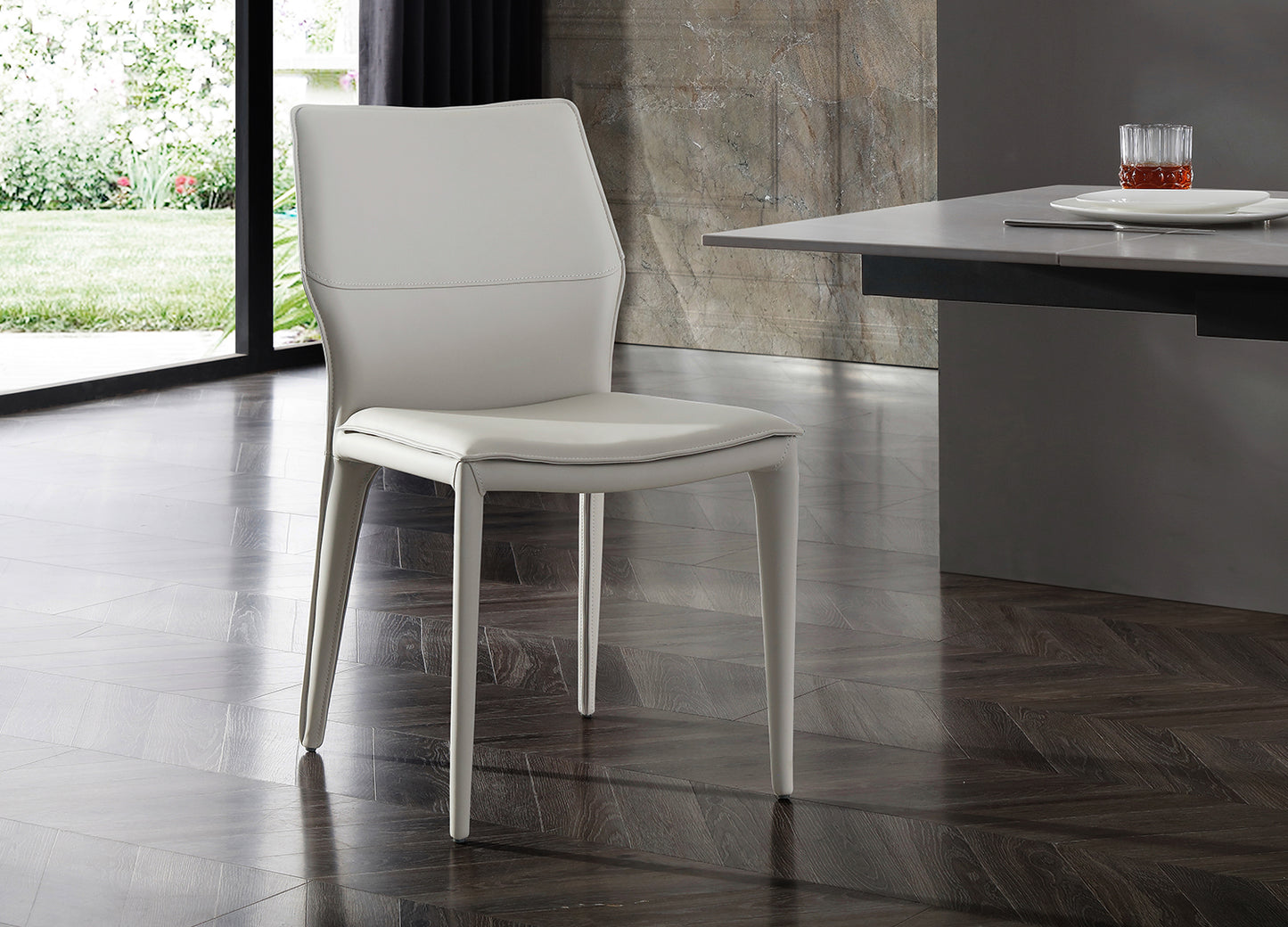 Whiteline Modern Living Miranda Dining Chair, Set of 2