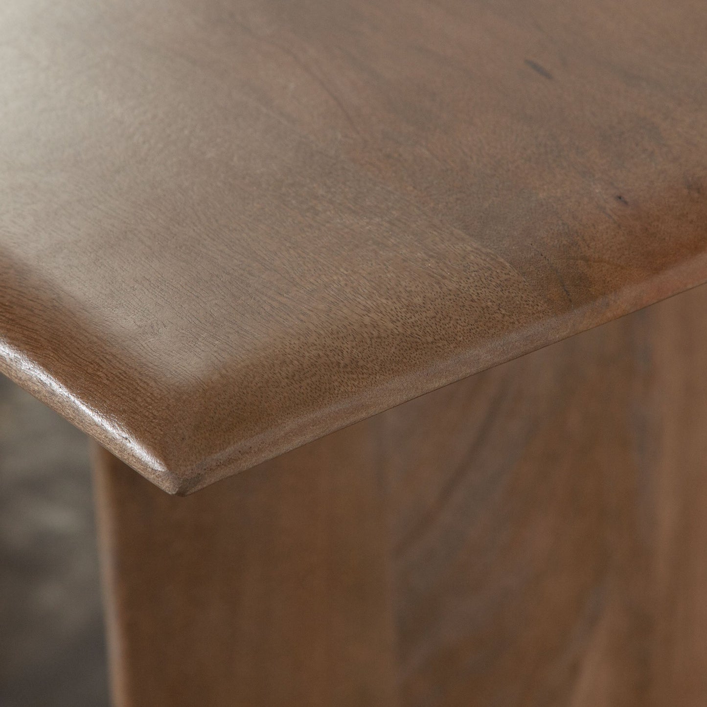 Nara 80" Wood Dining Table in Caramel/Walnut Finish by Diamond Sofa