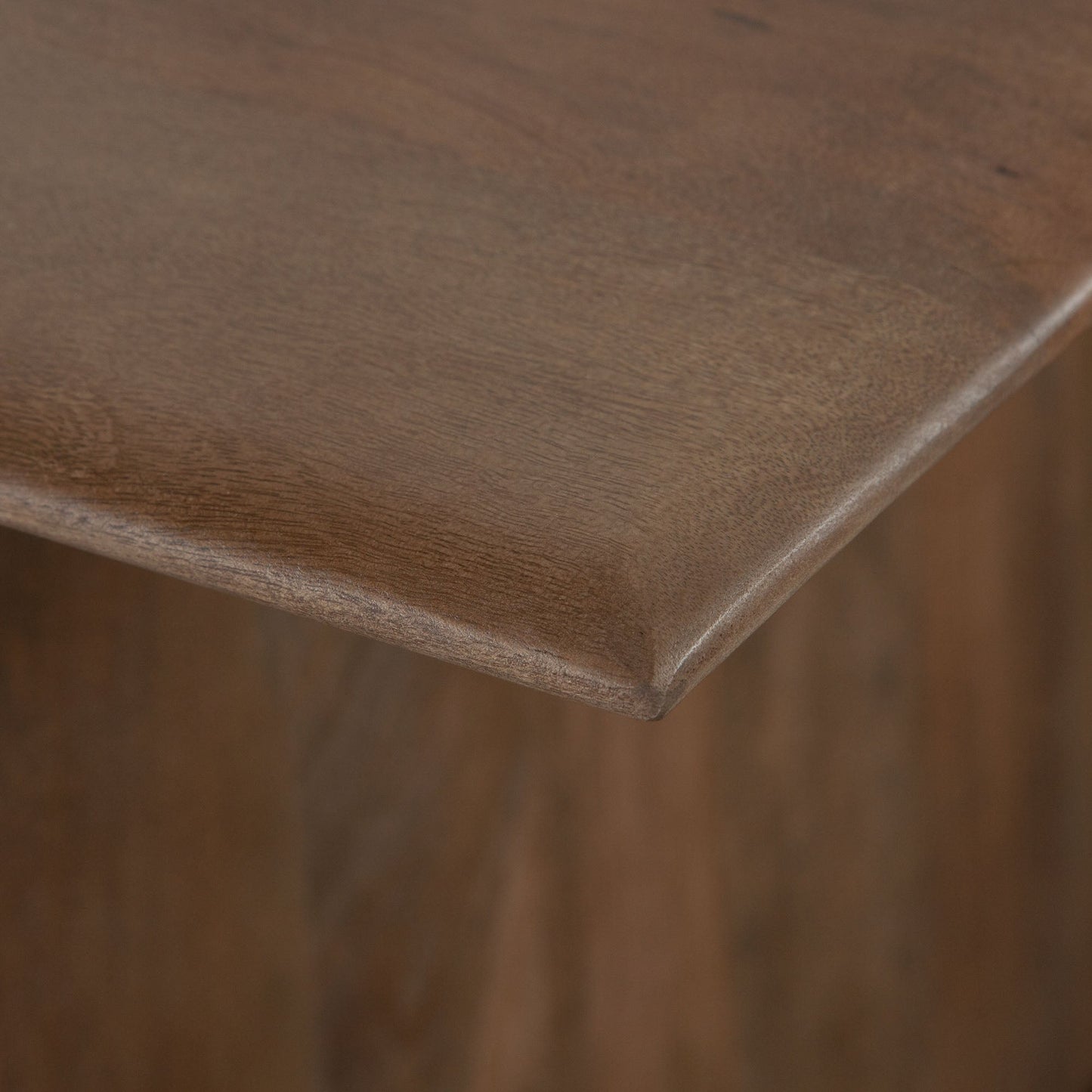 Nara 80" Wood Dining Table in Caramel/Walnut Finish by Diamond Sofa