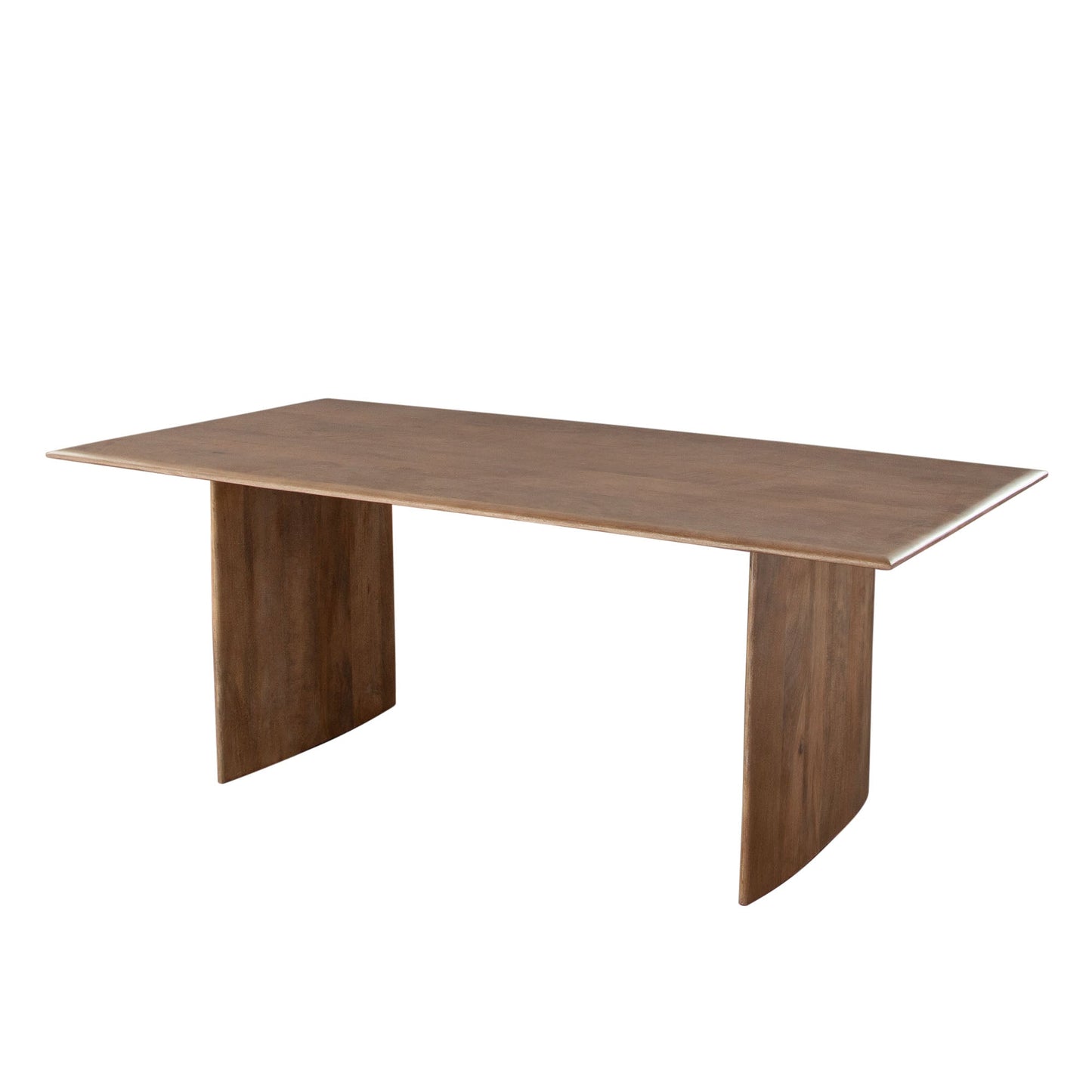 Nara 80" Wood Dining Table in Caramel/Walnut Finish by Diamond Sofa