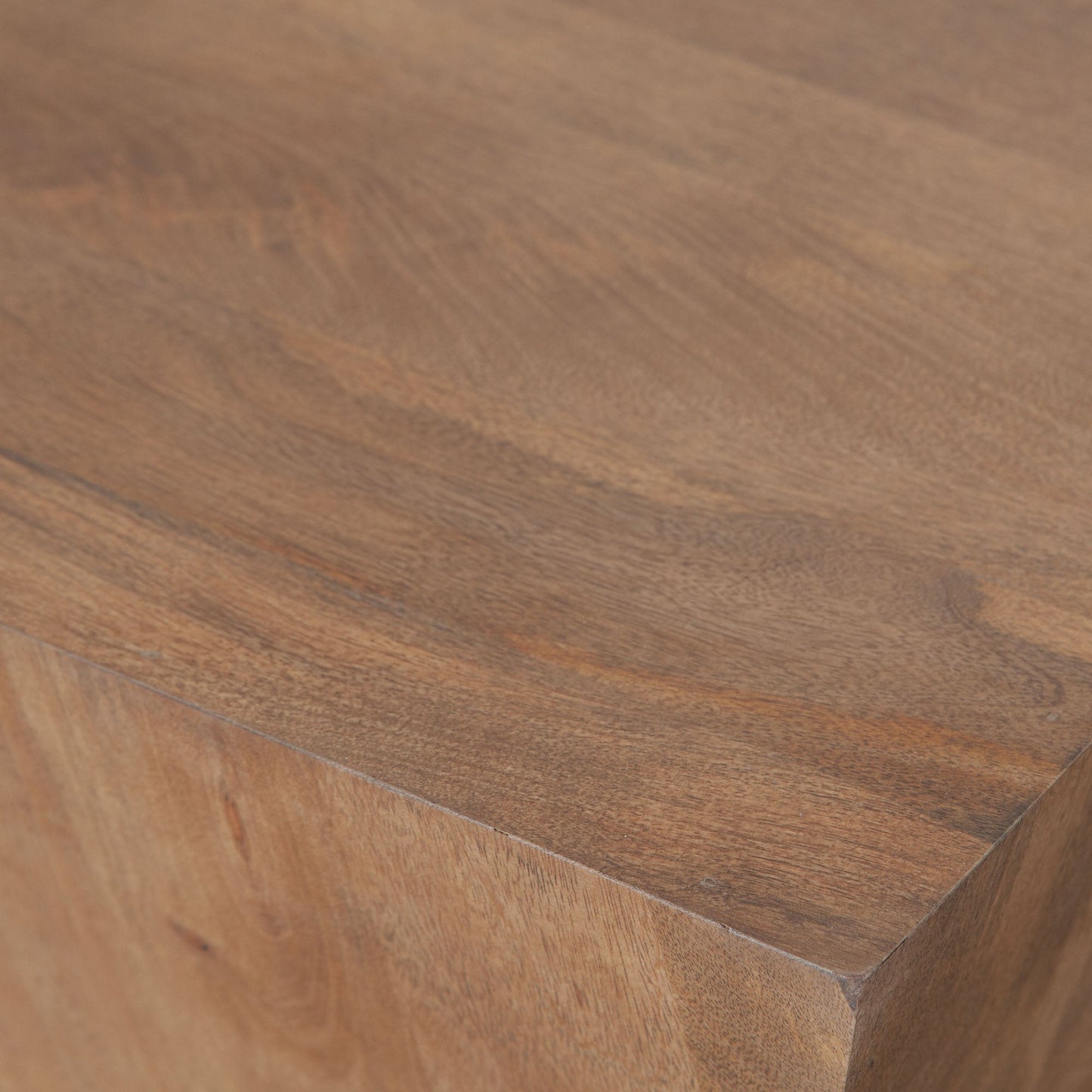 Nara Sculptured Pedestal End Table in Caramel/Walnut Finish by Diamond Sofa