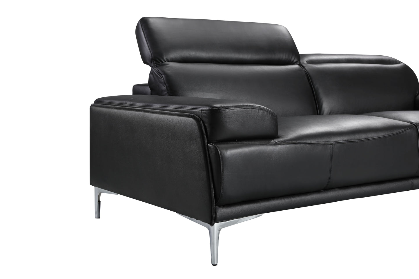 J&M Furniture Nicolo Sofa in Black