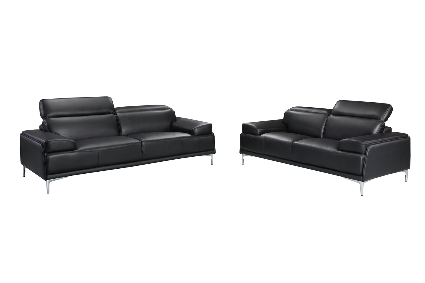 J&M Furniture Nicolo Sofa in Black