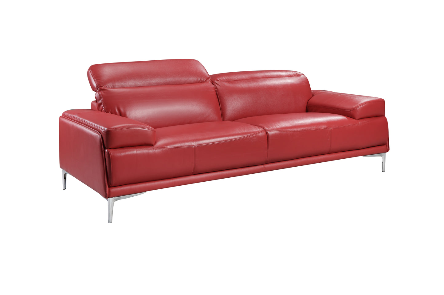J&M Furniture Nicolo Sofa in Red