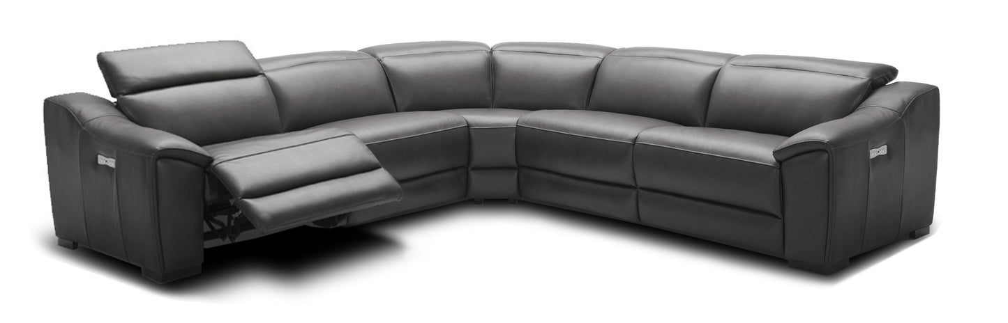 J&M Furniture Nova Motion Sectional In Dark Grey