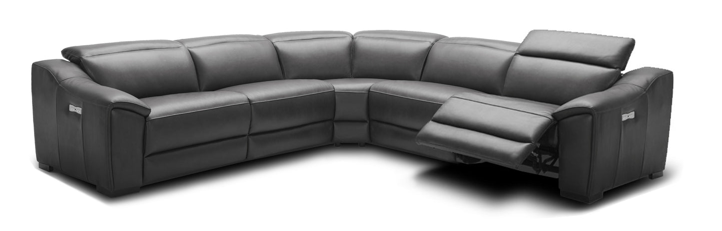J&M Furniture Nova Motion Sectional In Dark Grey