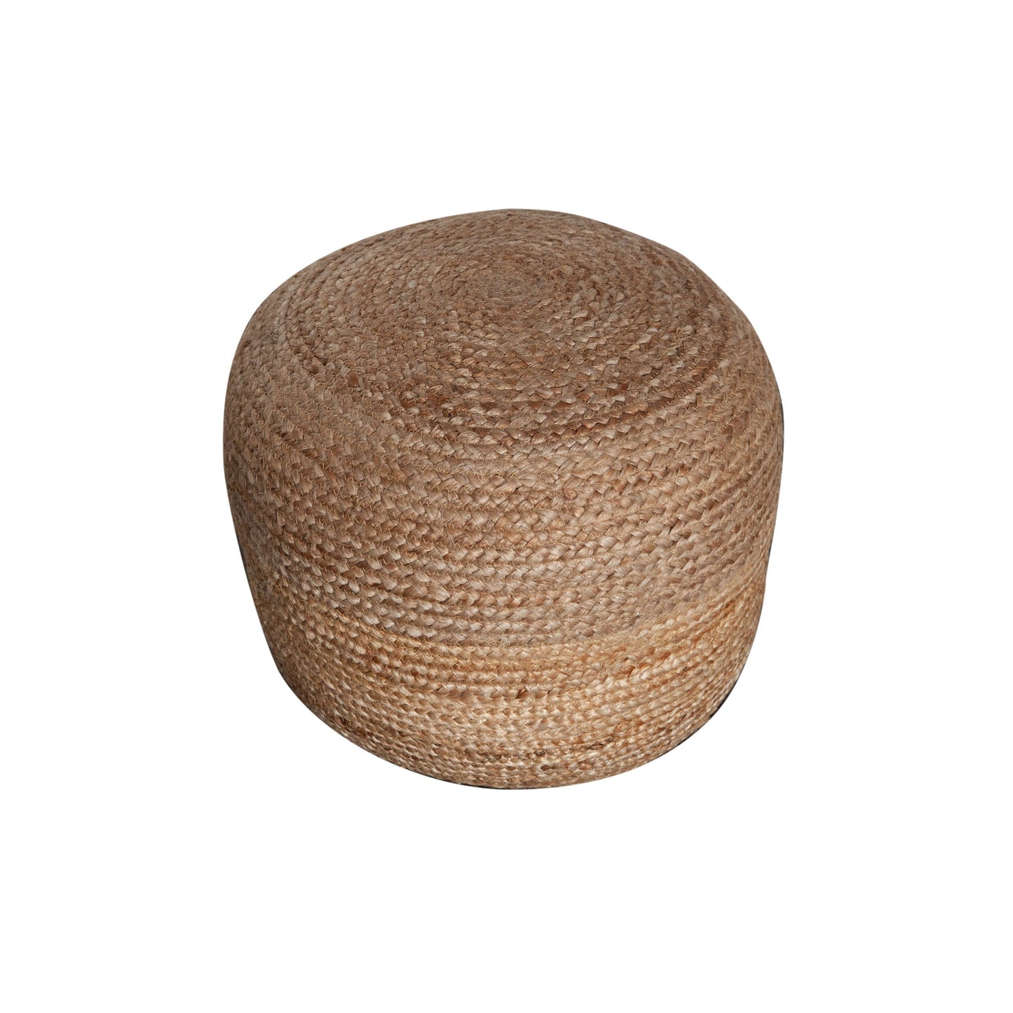 Round Pouf in Natural Jute Fiber by Diamond Sofa