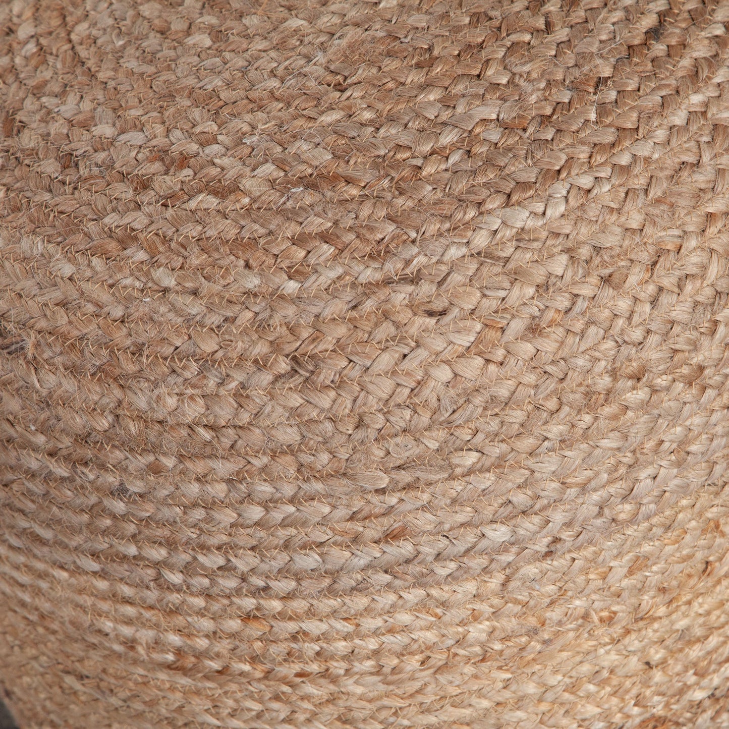 Round Pouf in Natural Jute Fiber by Diamond Sofa