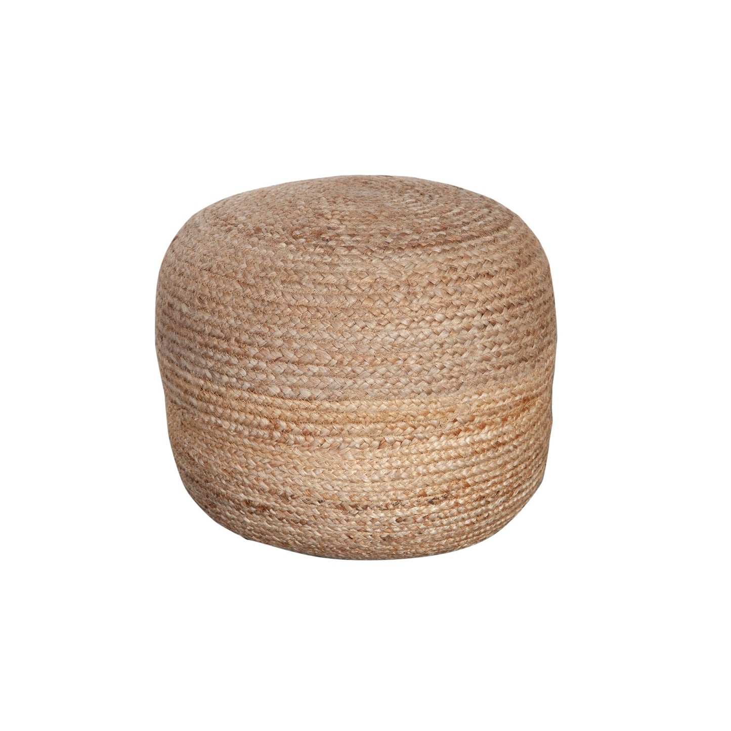 Round Pouf in Natural Jute Fiber by Diamond Sofa