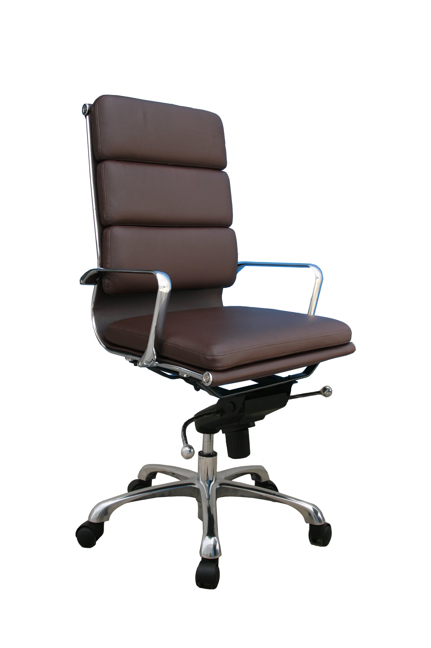 J&M Furniture Plush Brown High Back Office Chair