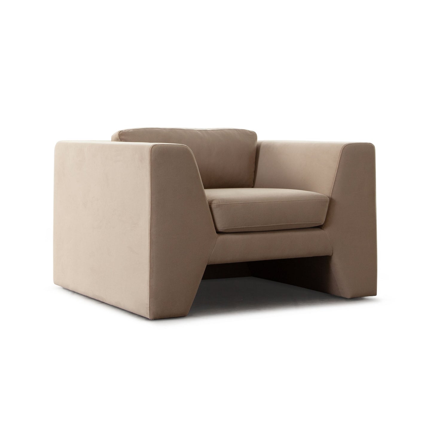 Rift Chair in Camel Performance Velvet by Diamond Sofa