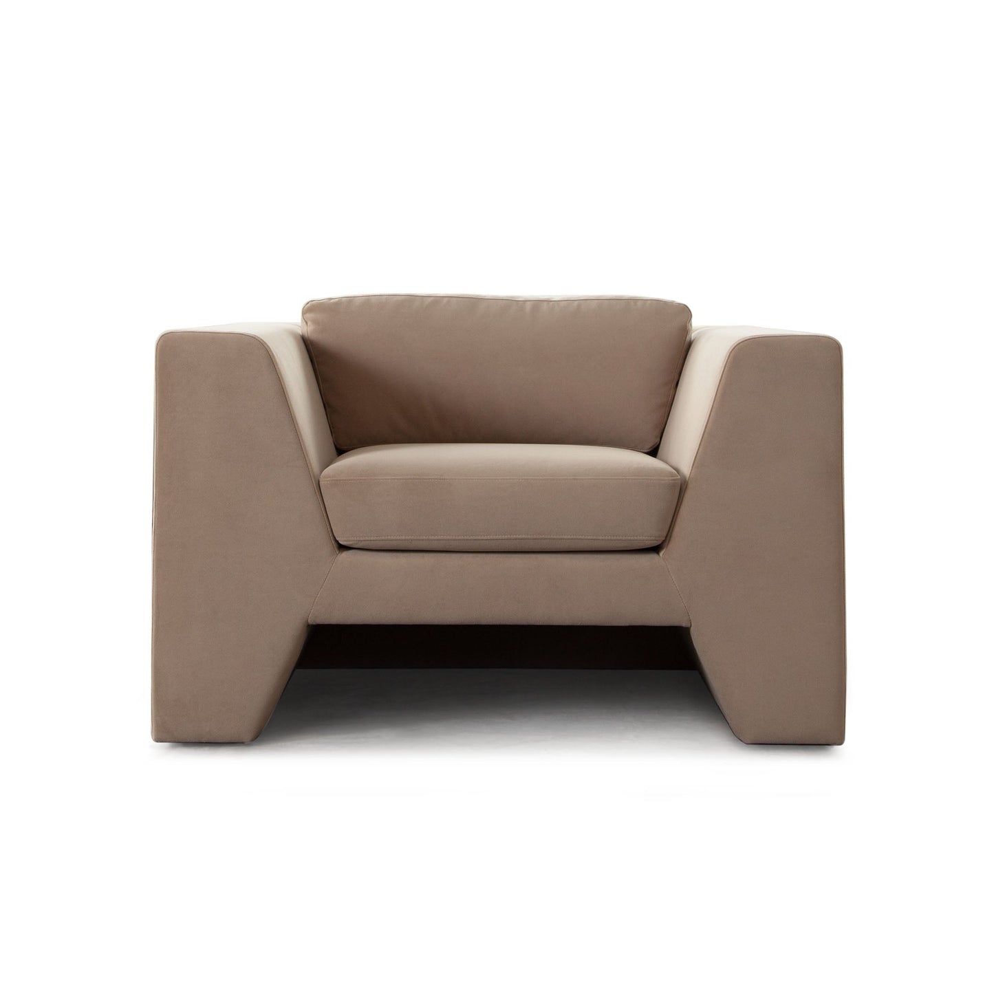 Rift Chair in Camel Performance Velvet by Diamond Sofa