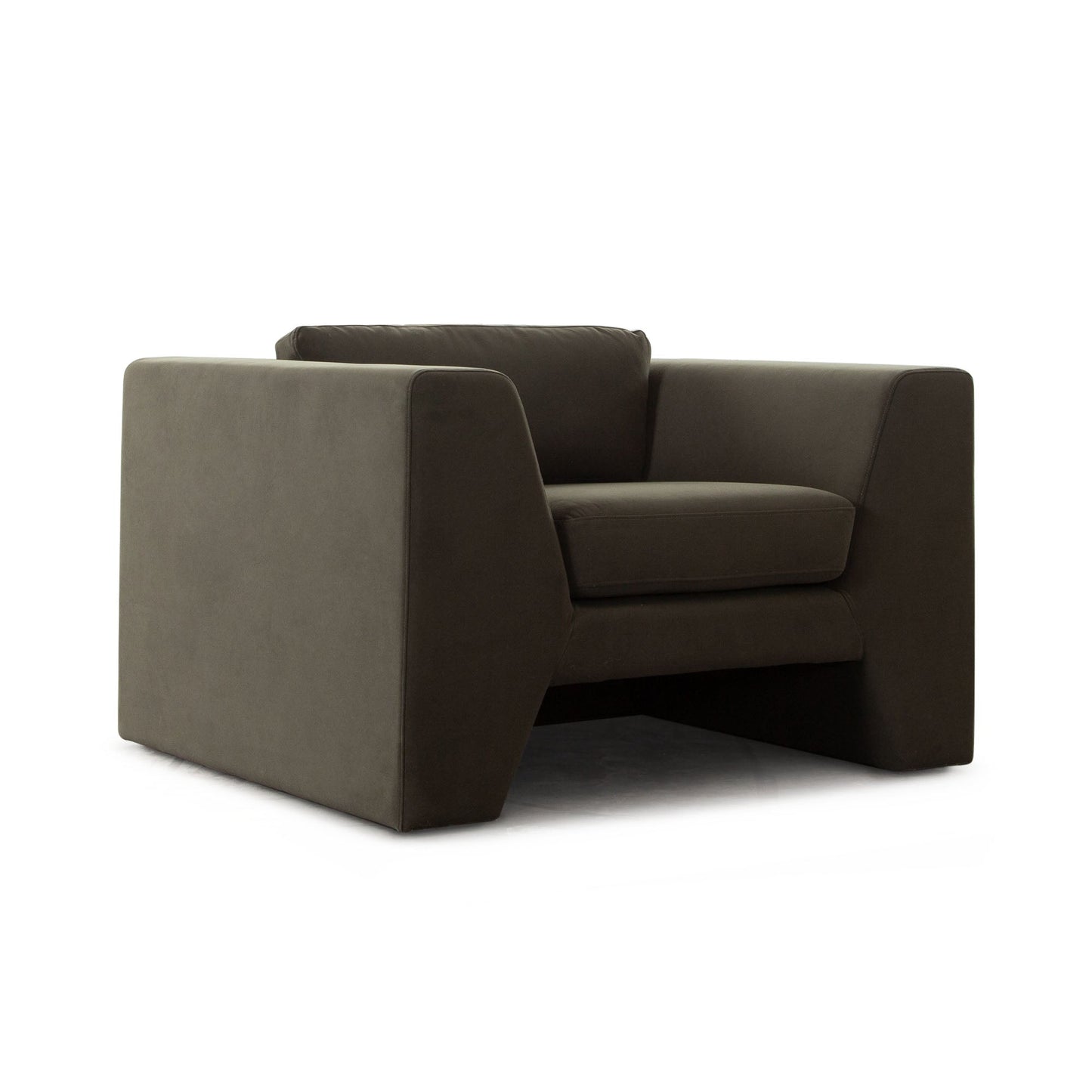 Rift Chair in Moss Green Performance Velvet by Diamond Sofa