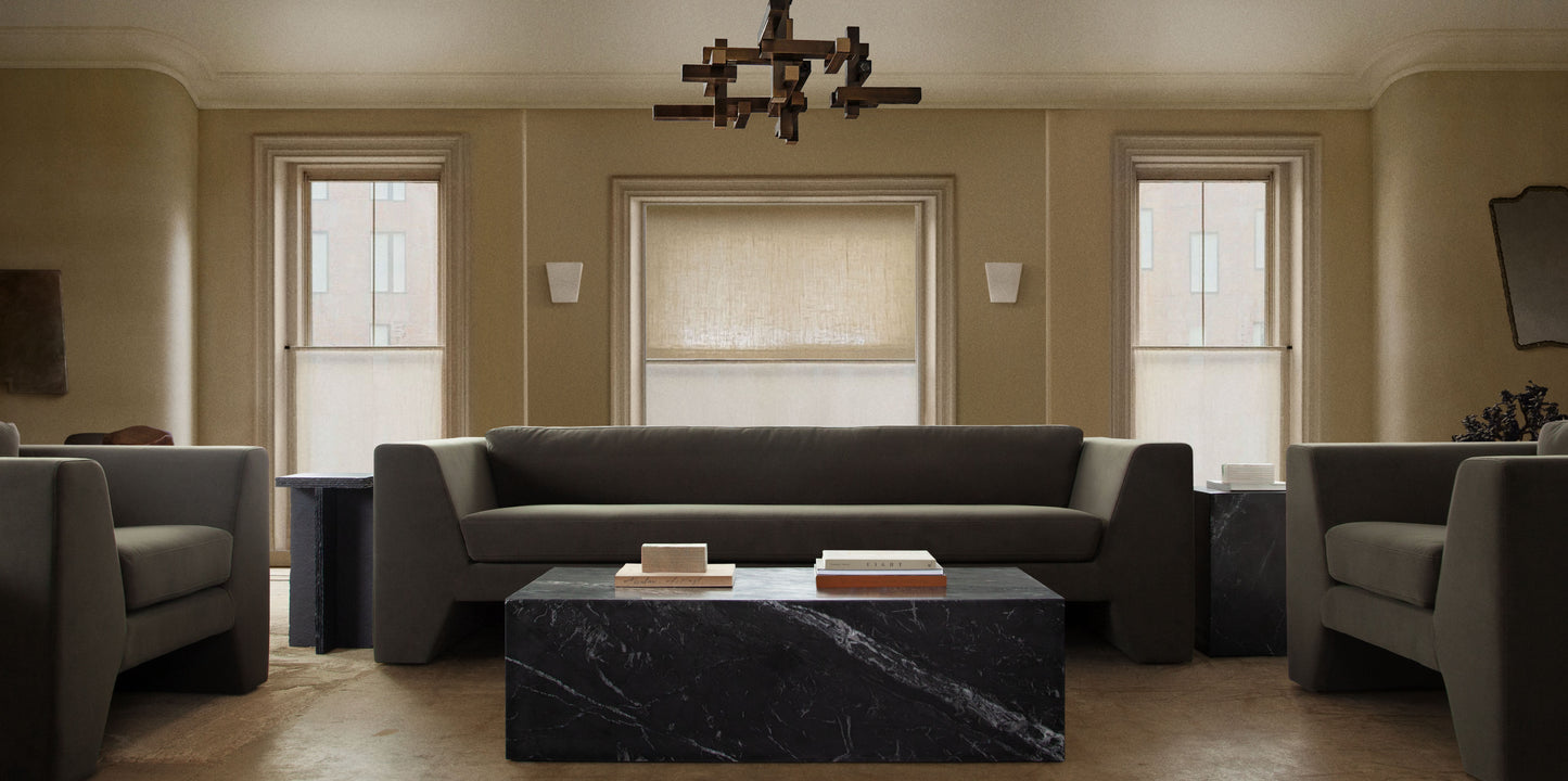 Rift Chair in Moss Green Performance Velvet by Diamond Sofa
