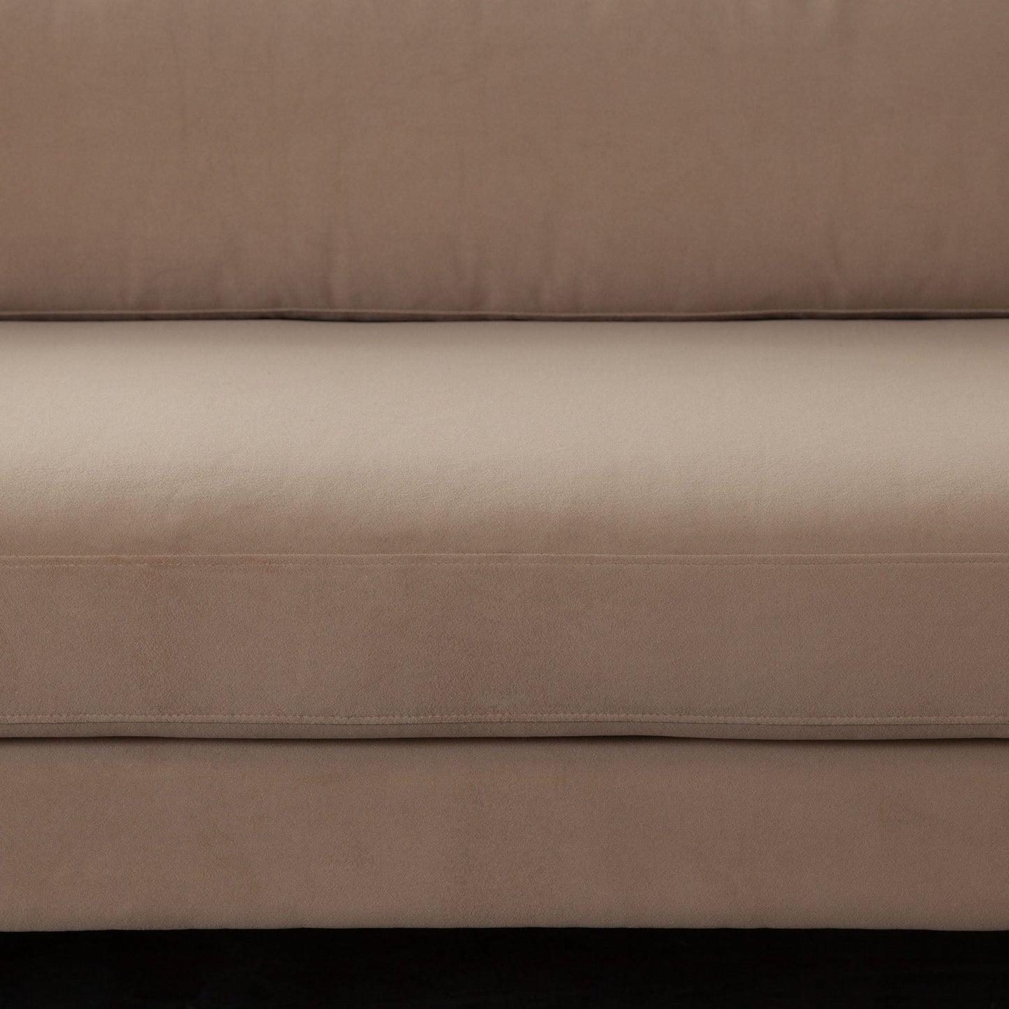 Rift Sofa in Camel Performance Velvet by Diamond Sofa