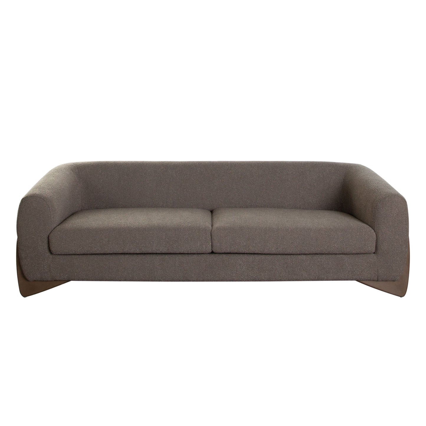 Ryder 92" Sofa in Toffee Polyester Fabric by Diamond Sofa