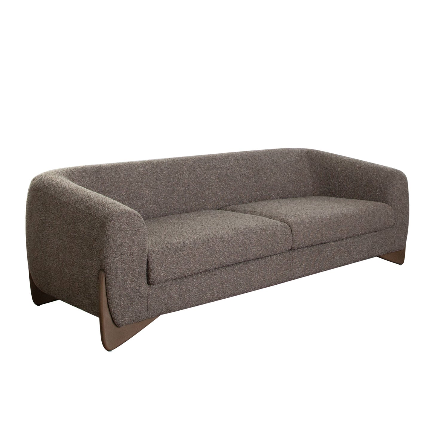 Ryder 92" Sofa in Toffee Polyester Fabric by Diamond Sofa