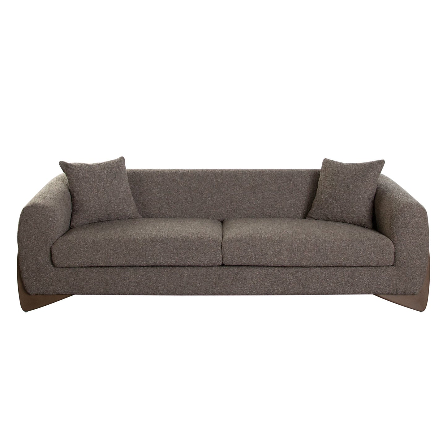 Ryder 92" Sofa in Toffee Polyester Fabric by Diamond Sofa