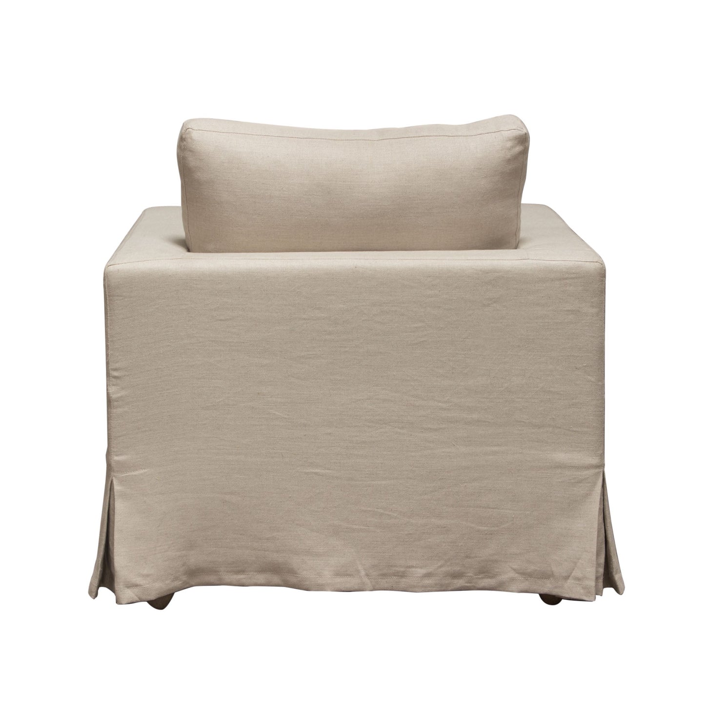 Savannah Slip-Cover Chair in Sand Natural Linen by Diamond Sofa