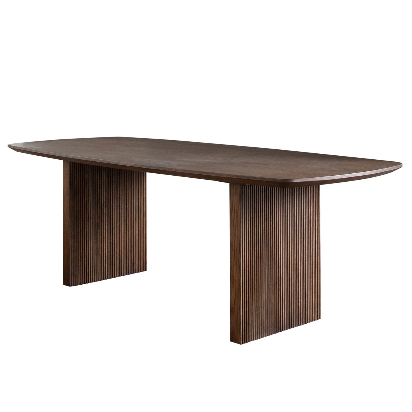Sienna 87" Rectangular Dining Table in Oak Finish by Diamond Sofa