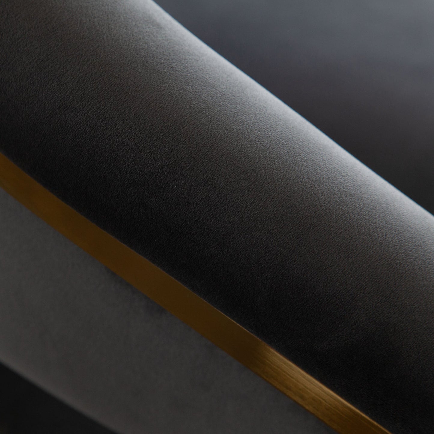 Solstice Counter Height Chair in Grey Velvet w/ Polished Gold Metal Frame by Diamond Sofa