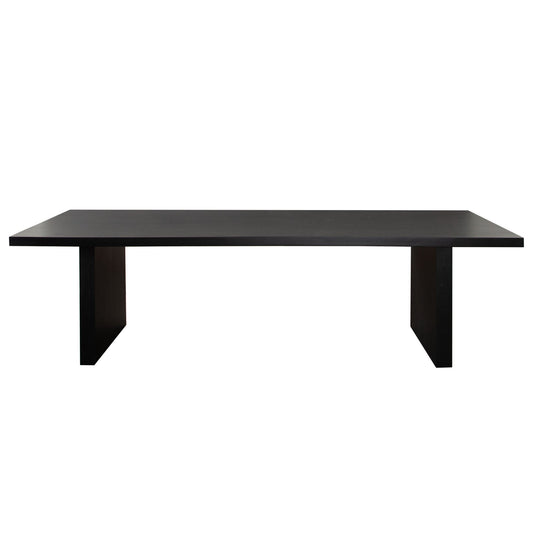 Sonoma 110" Wood Dining Table in Black Finish by Diamond Sofa