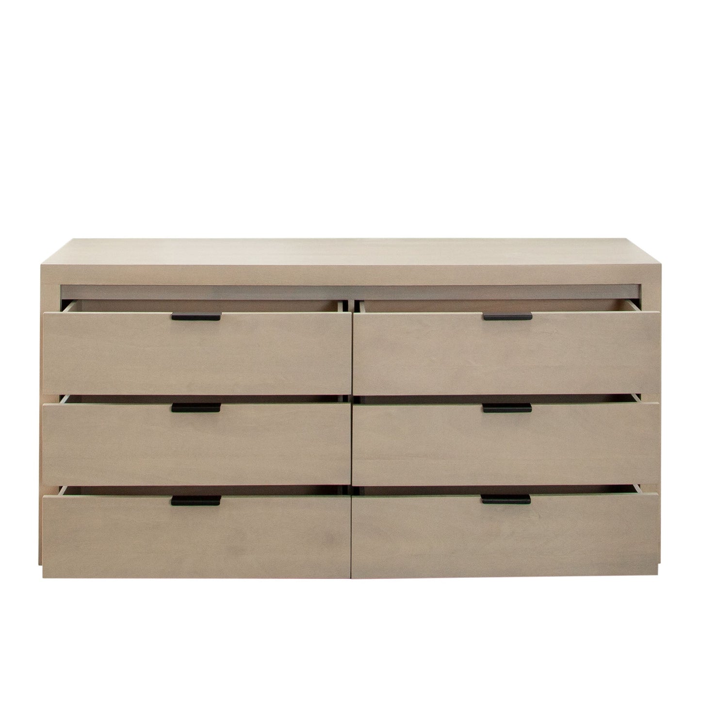 Sonoma 6-Drawer Wood Dresser in Light Natural Grey Wash Finish by Diamond Sofa