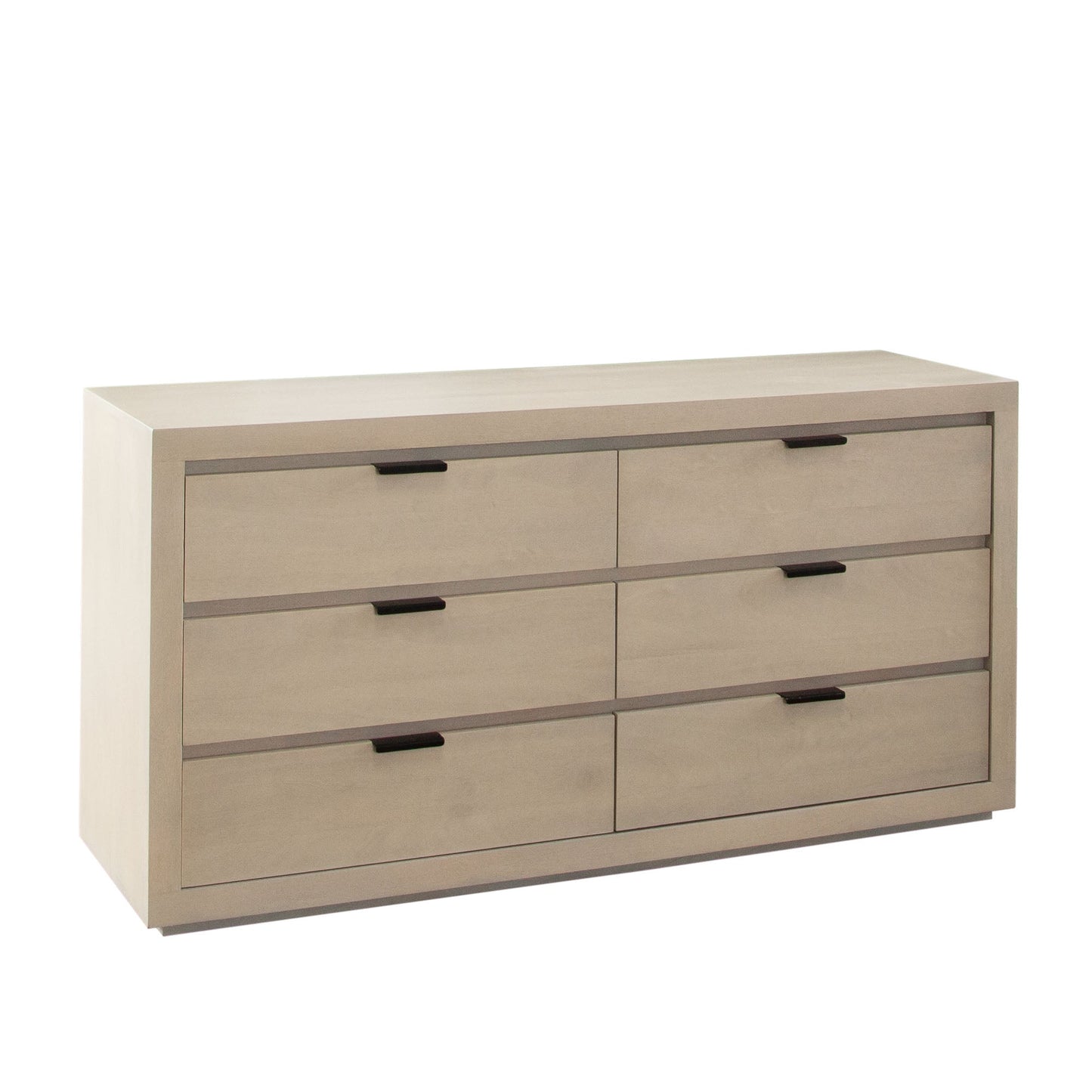 Sonoma 6-Drawer Wood Dresser in Light Natural Grey Wash Finish by Diamond Sofa