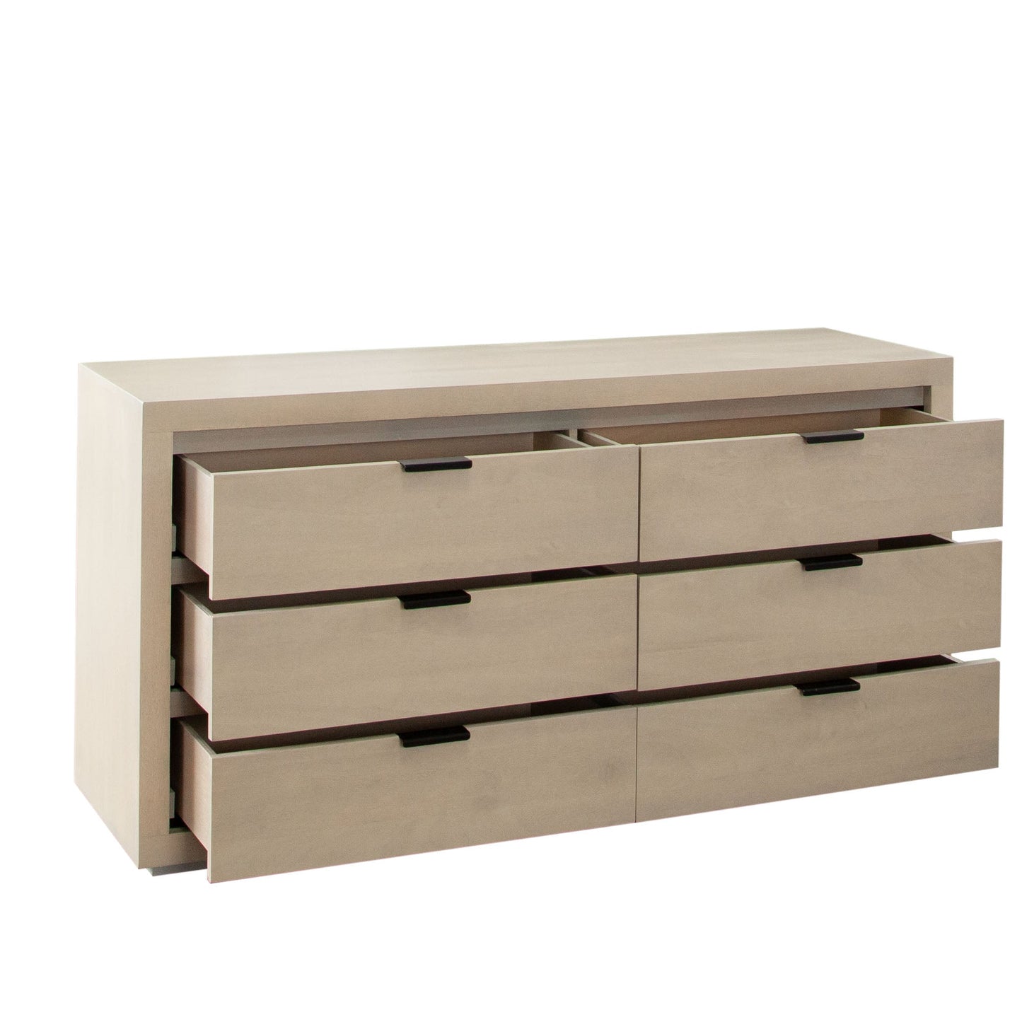 Sonoma 6-Drawer Wood Dresser in Light Natural Grey Wash Finish by Diamond Sofa