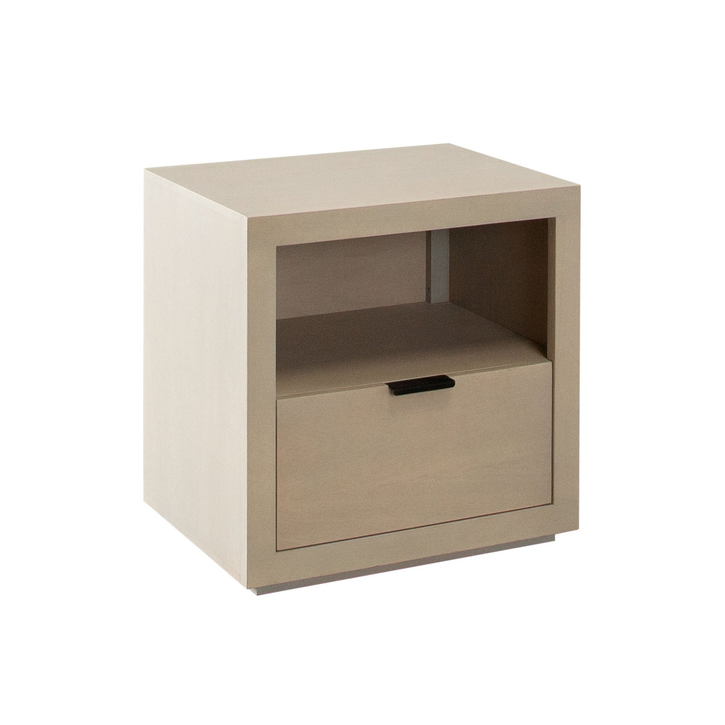 Sonoma 1-Drawer Wood Night Stand in Light Natural Grey Wash Finish by Diamond Sofa