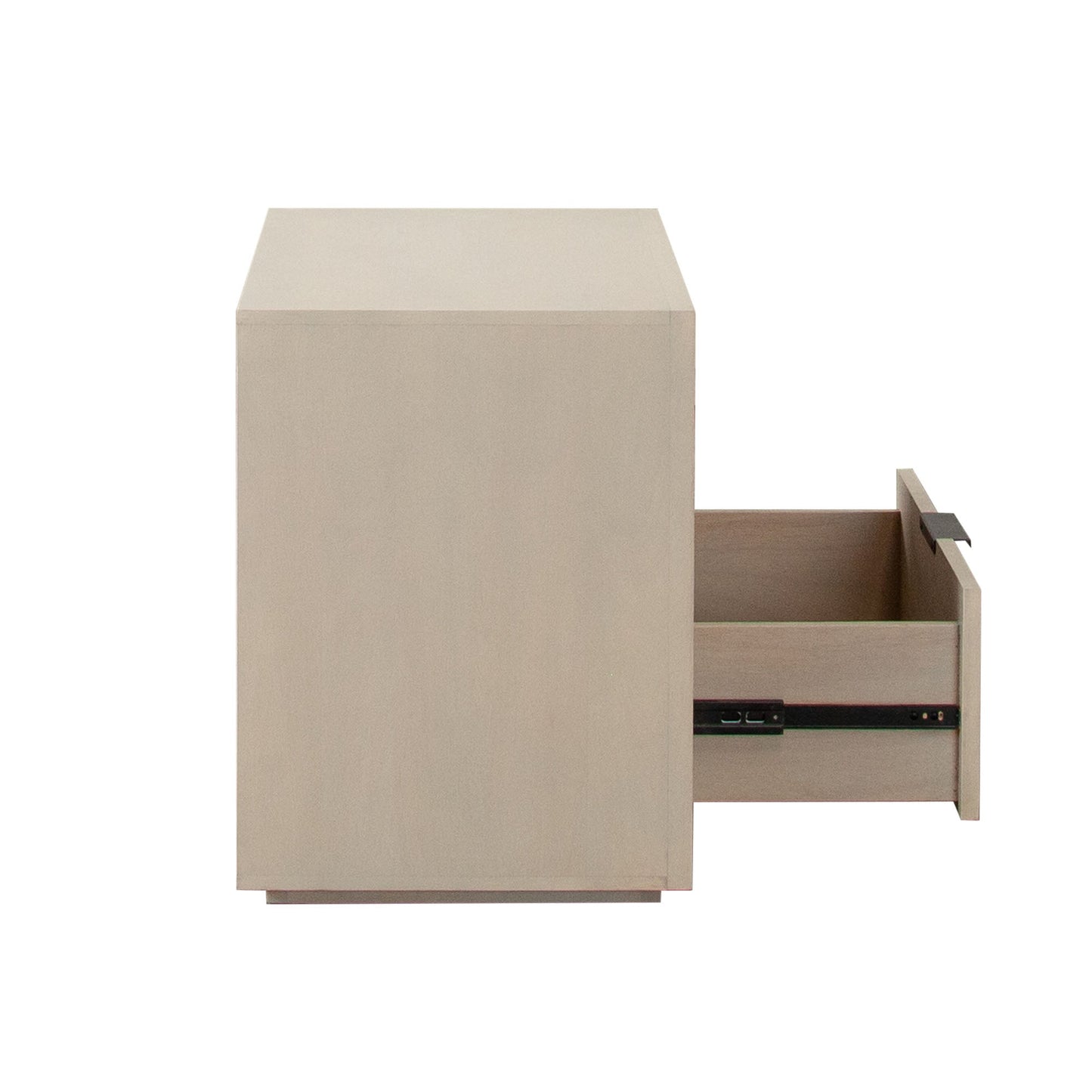 Sonoma 1-Drawer Wood Night Stand in Light Natural Grey Wash Finish by Diamond Sofa