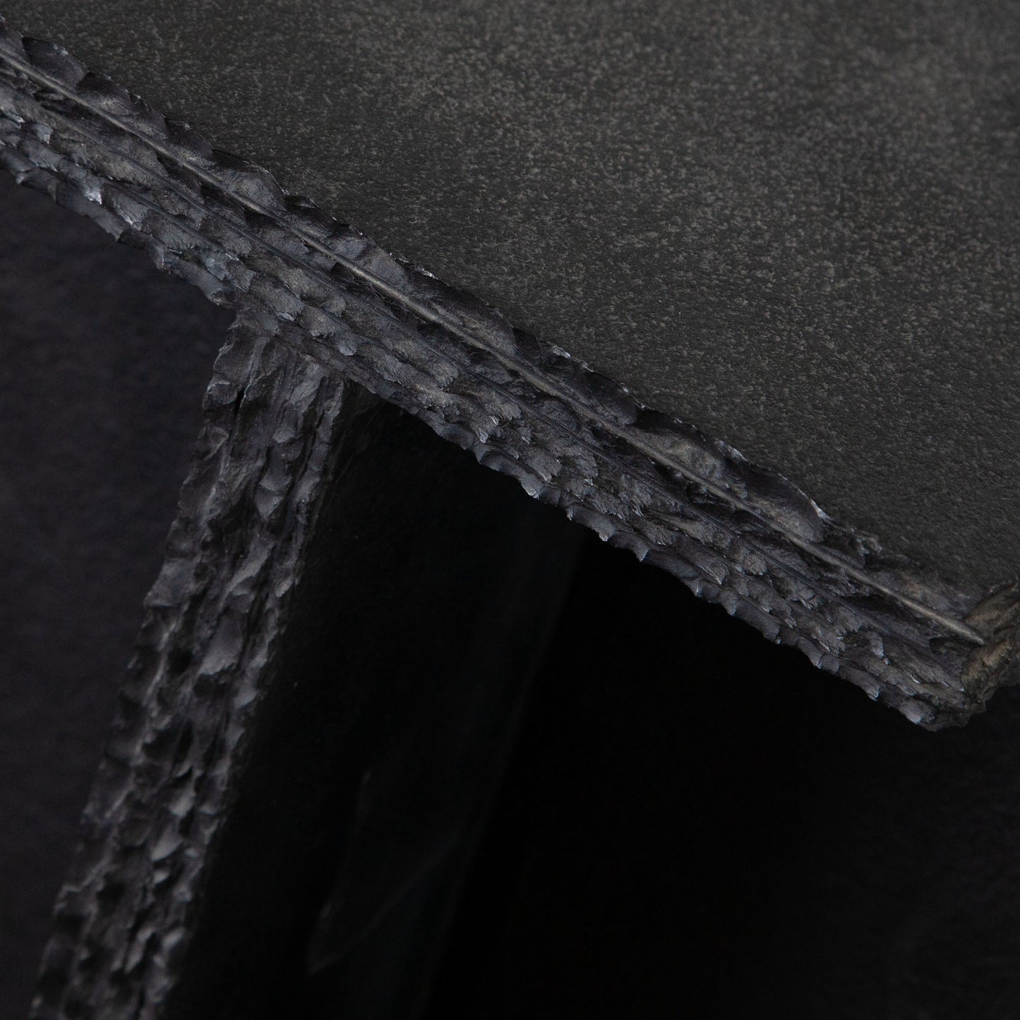 Spectre Black Slat Stone Accent Table by Diamond Sofa
