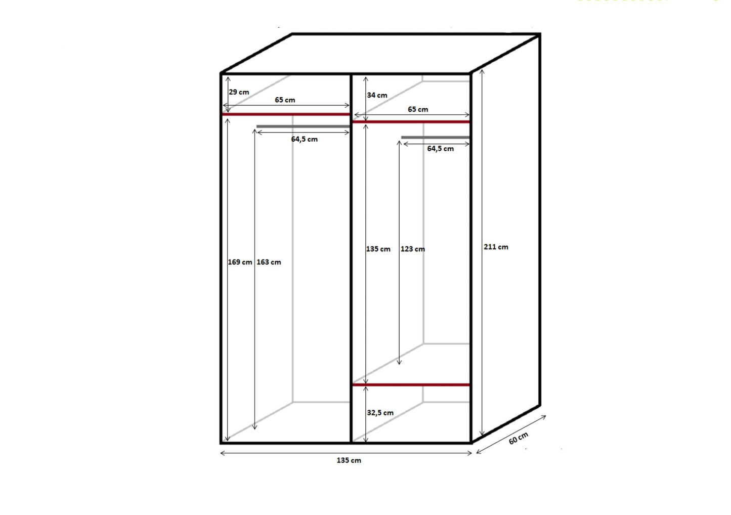 Maxima House ZION Wardrobe