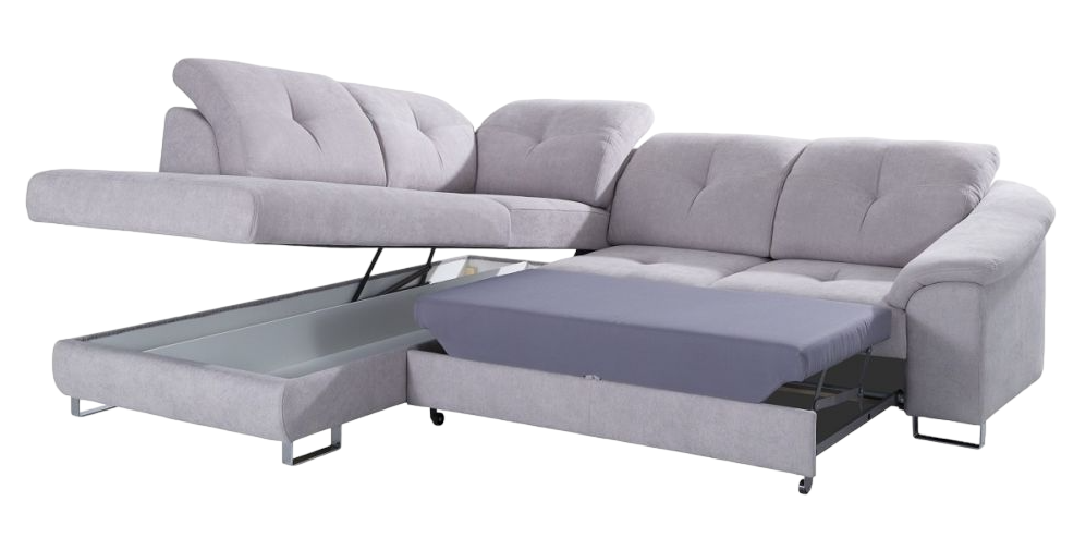 Maxima House Sleeper Sectional Sofa NOBILIA with Storage