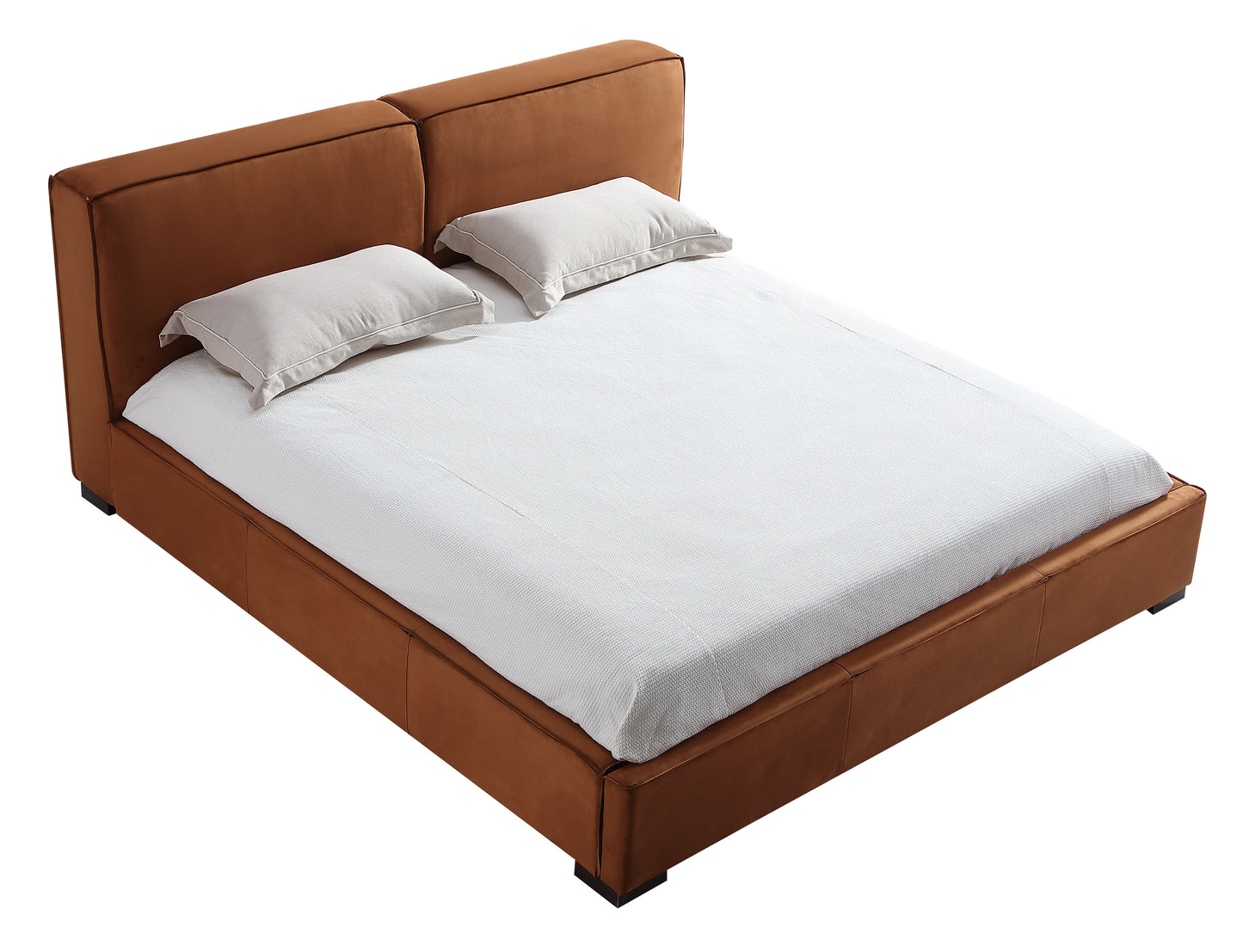 J&M Furniture Serene Queen in Chestnut