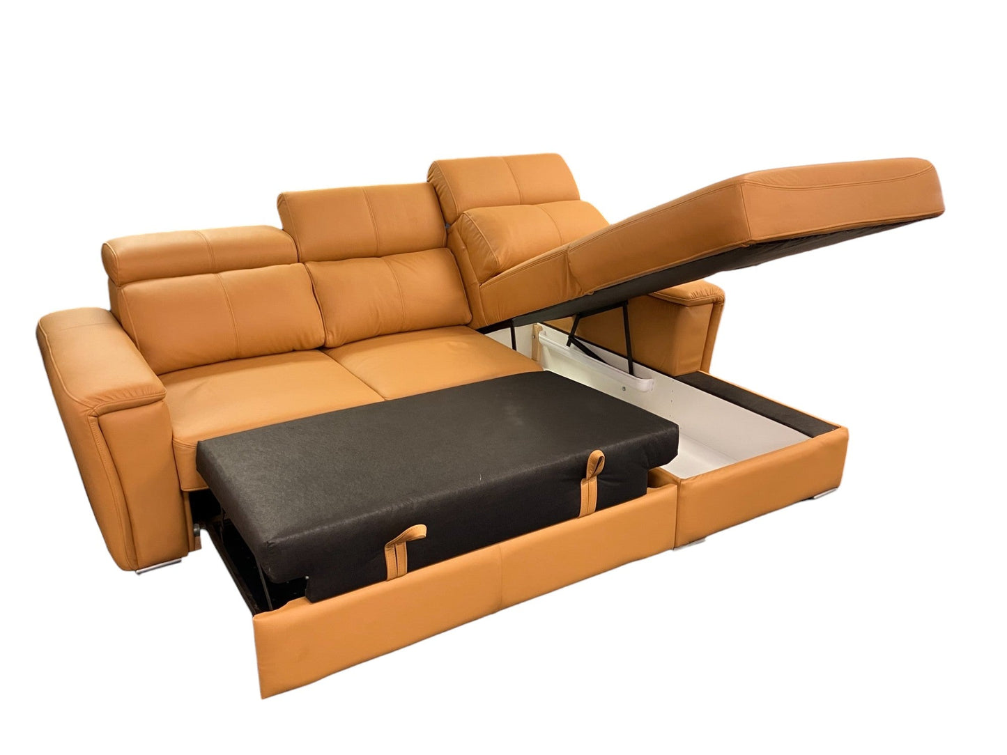 Maxima House TROPIC Small Leather Sleeper Sectional