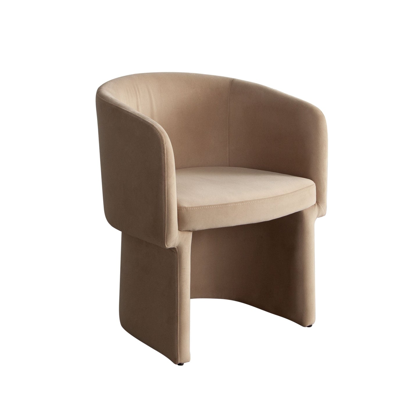 Tess Dining Chair in Camel Performance Velvet by Diamond Sofa