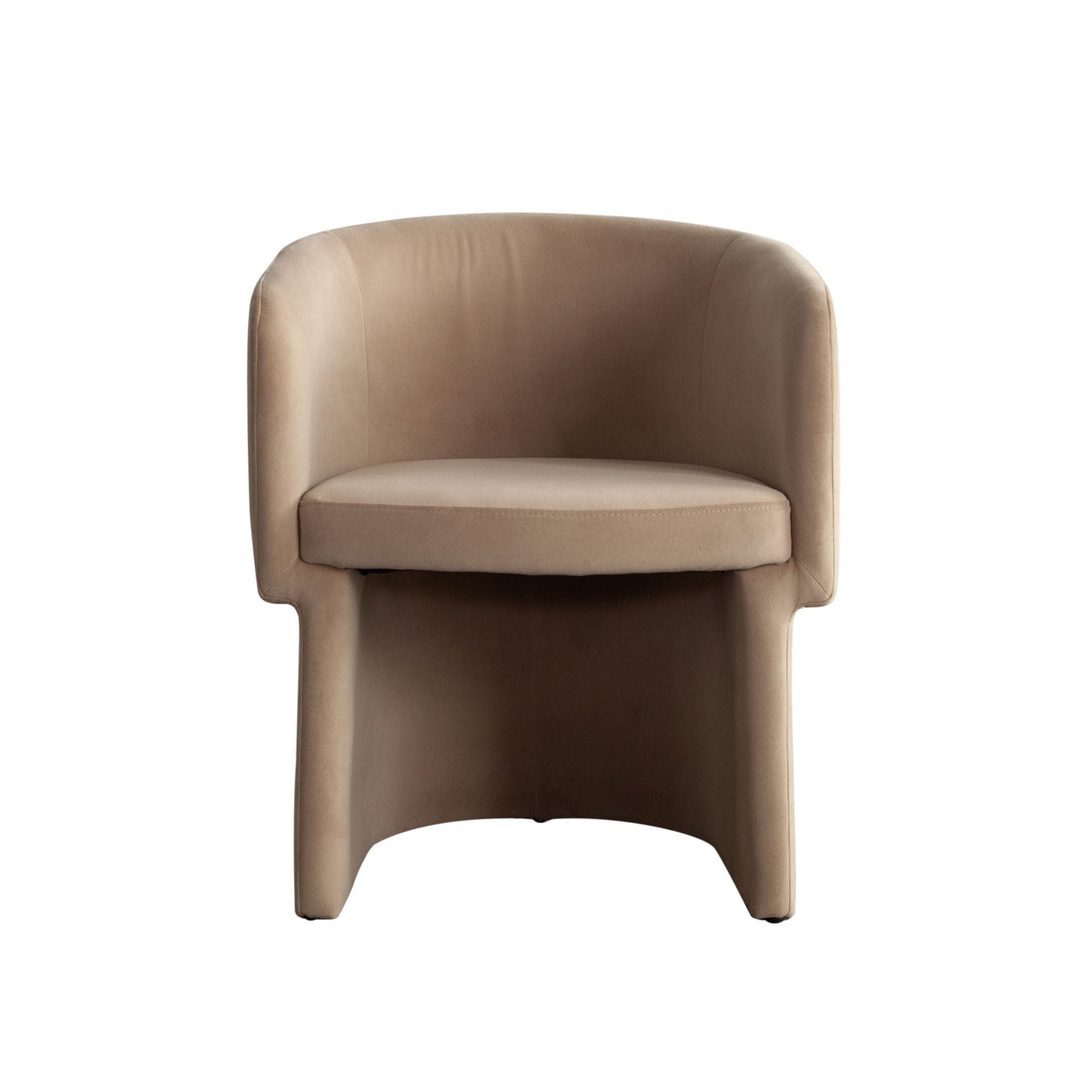 Tess Dining Chair in Camel Performance Velvet by Diamond Sofa