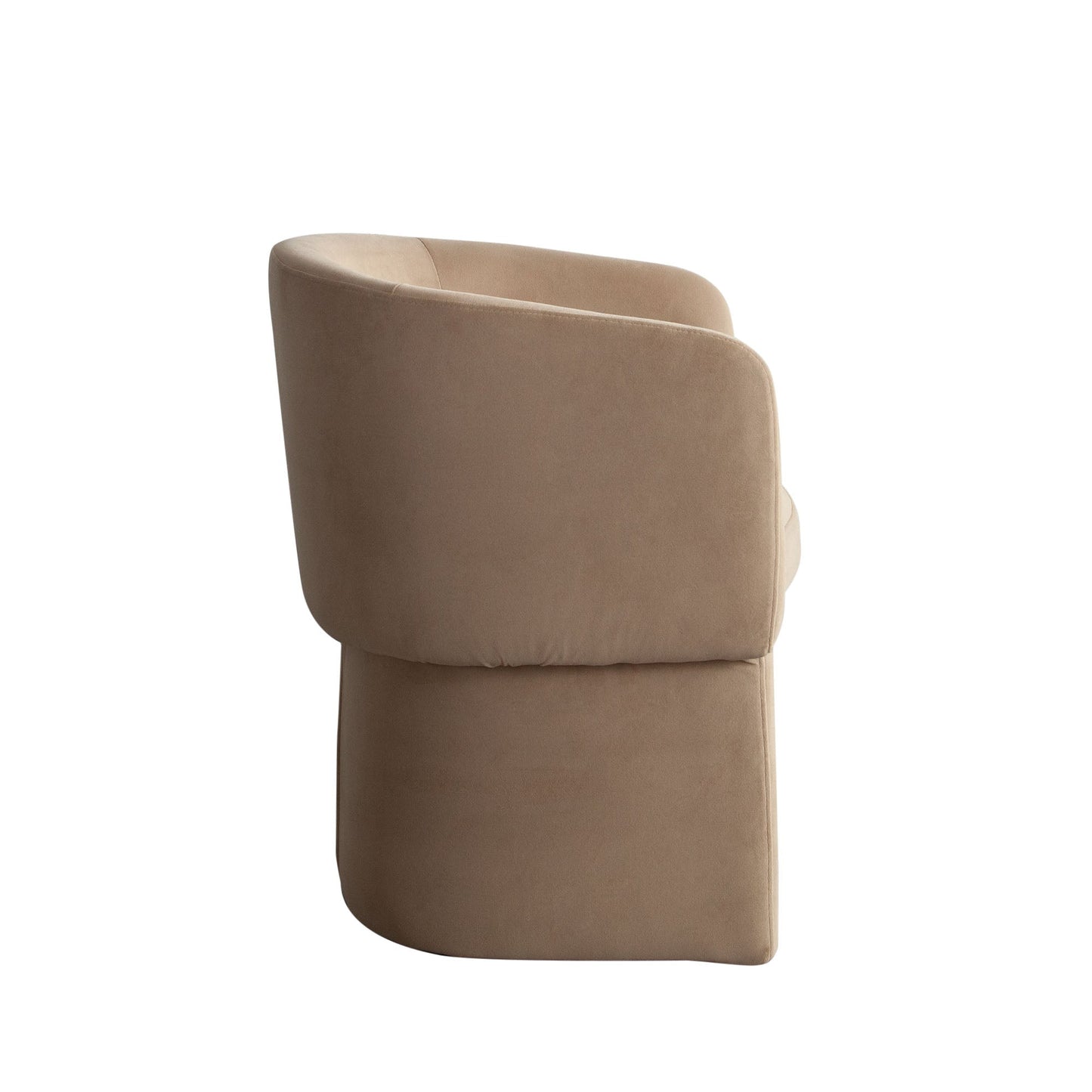 Tess Dining Chair in Camel Performance Velvet by Diamond Sofa