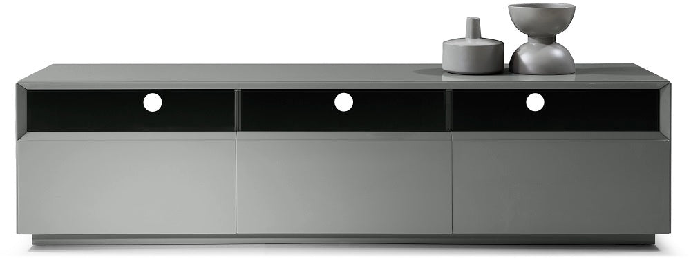 J&M Furniture TV023 Grey Gloss