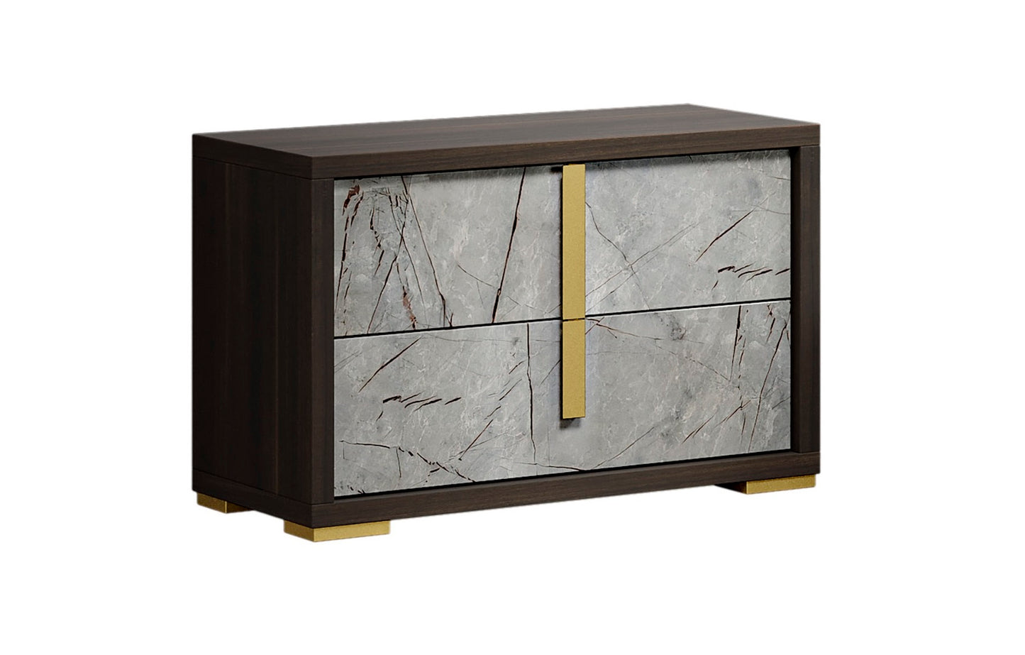 J&M Furniture Travertine Night Stand