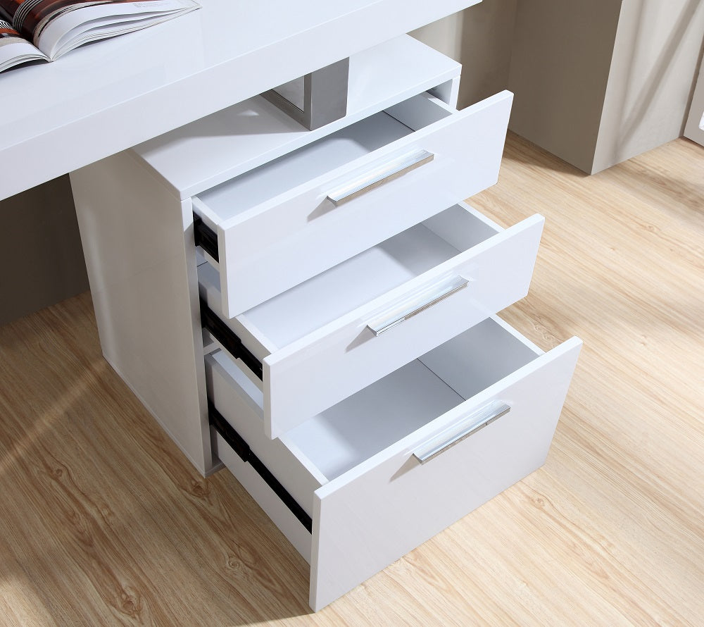 J&M Furniture Vienna Desk In White