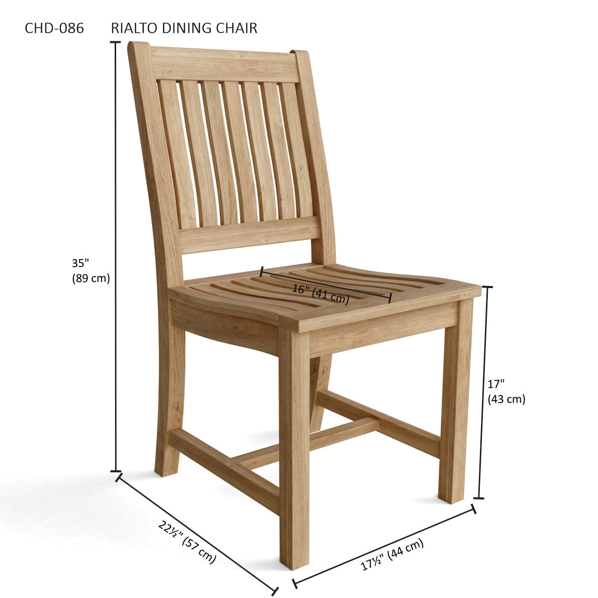 Anderson Teak Rialto Chair