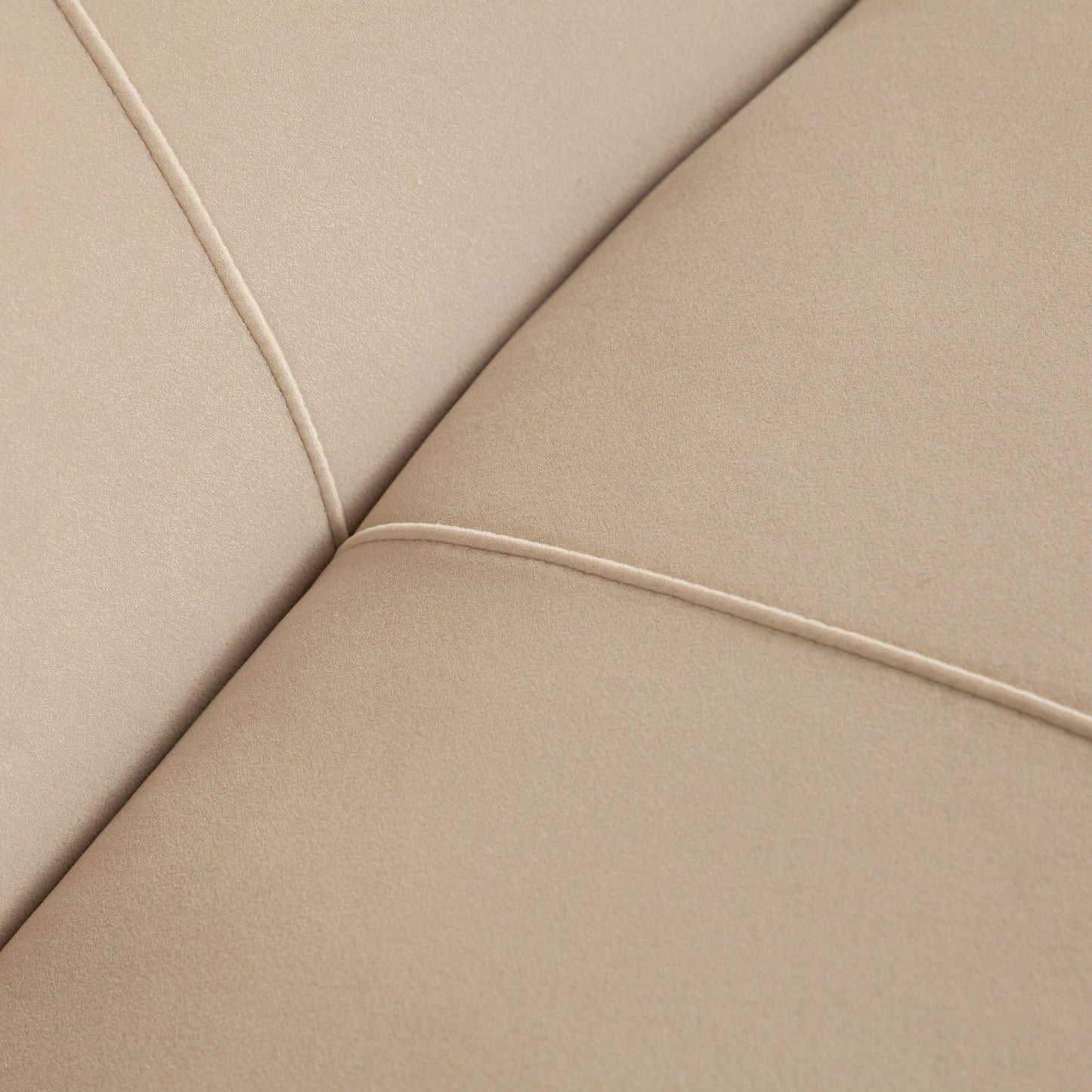 Zelda LF Curved Chaise in Light Camel Performance Velvet w/ (1) Accent Pillow Ball by Diamond Sofa