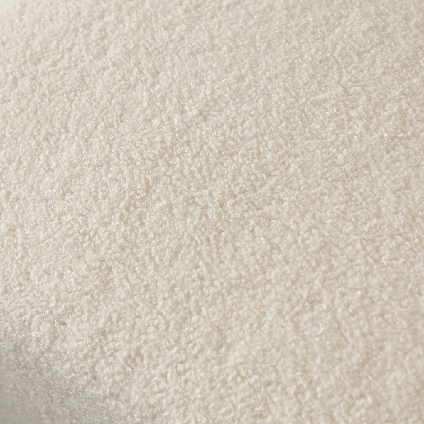 Zia Ottoman in Ivory Sherpa Fabric by Diamond Sofa