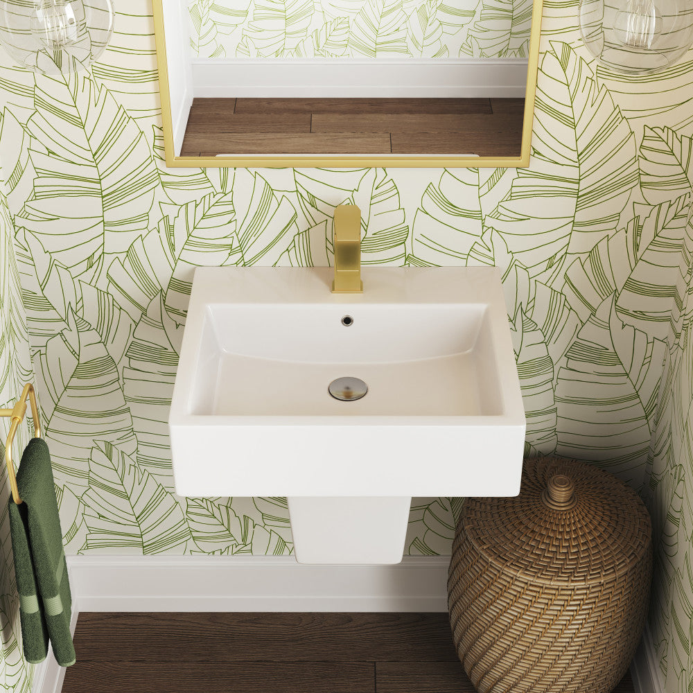 Swiss Madison Concorde 21" Two-Piece Wall-Mount Bathroom Sink