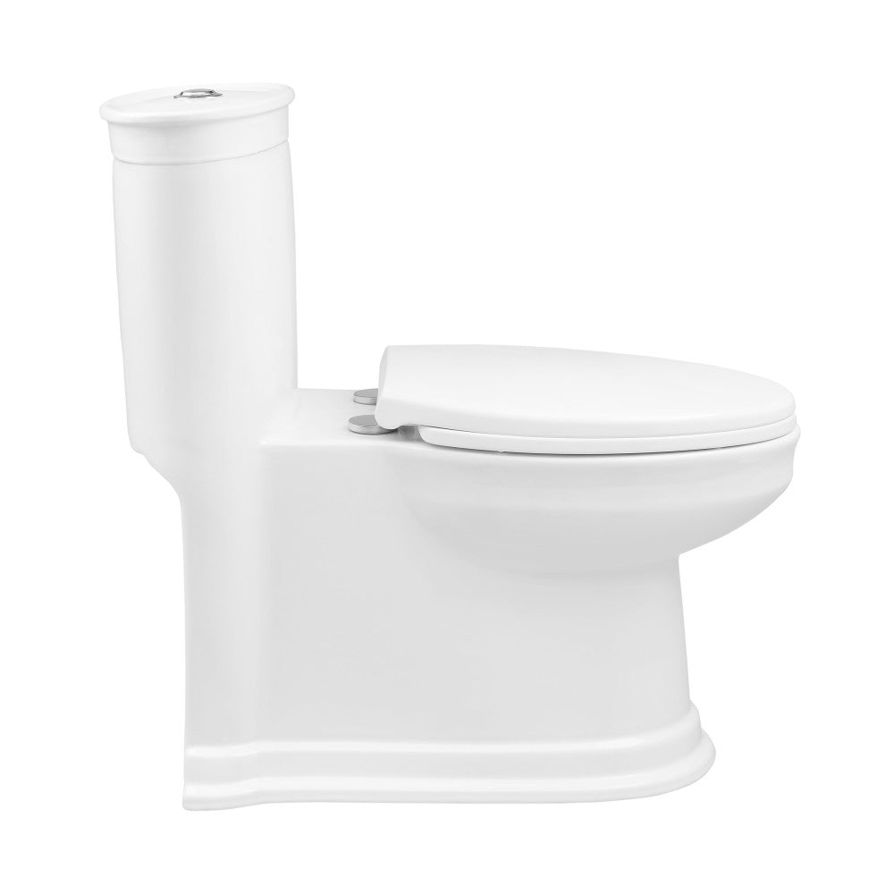 Swiss Madison Santorini One-Piece Elongated Toilet Dual-Flush 1.1/1.6 gpf