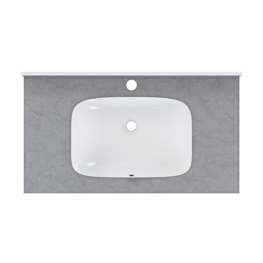 Swiss Madison Avancer 36'' Wall Mount Sink In Charcoal Grey