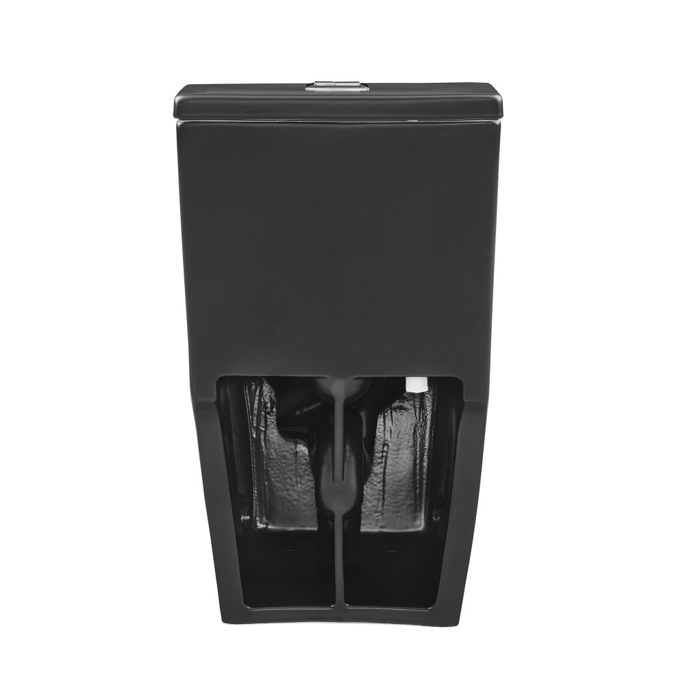 Swiss Madison Dreux One Piece Elongated Dual Flush Toilet with 0.95/1.26 GPF in Matte Black