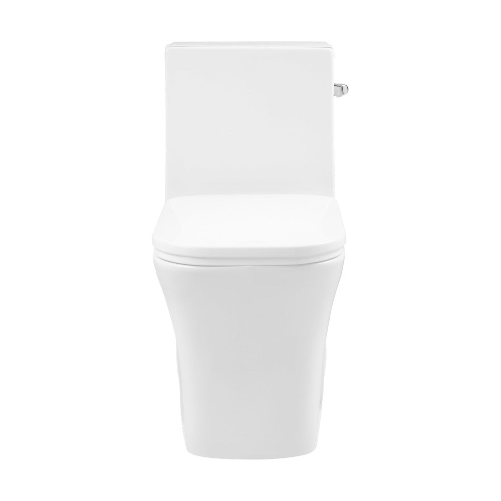 Swiss Madison Concorde One Piece Square Right Side Flush Handle Toilet 1.28 gpf